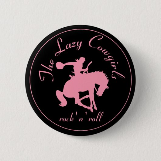 Fauler Cowgirlsknopf Button (Vorderseite)