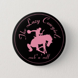 Fauler Cowgirlsknopf Button