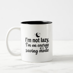 Fauler Energiespar-Becher Zwei-Töne Zweifarbige Tasse