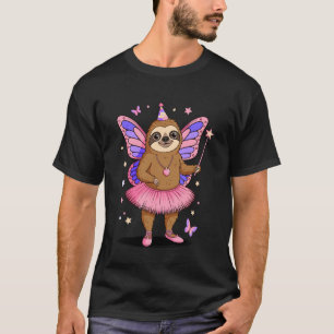 Fauler Faultier Fee Ballerina Faultiere T-Shirt