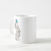 Fauler Faultier Kaffeetasse (Vorderseite Links)