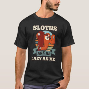 Fauler Faultier-Napping-Koala Süßes Tier Dschungel T-Shirt
