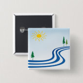 Fauler Fluss Button (Vorne & Hinten)