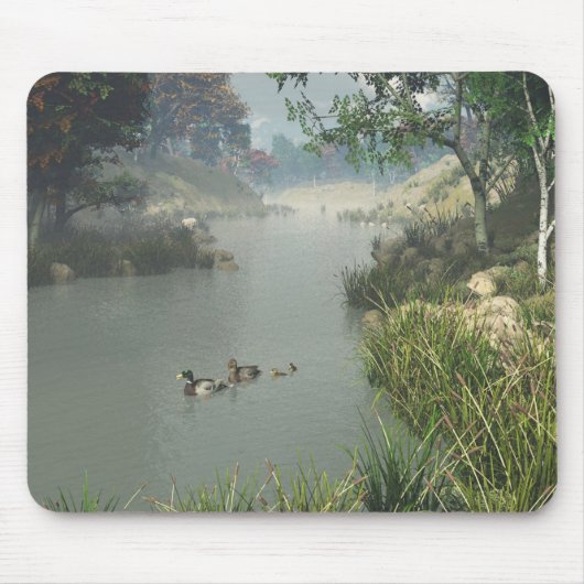 Fauler Fluss Mousepad (Vorne)