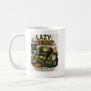 Fauler Frosch Energiesparmodus Kuscheliger Frosch Kaffeetasse