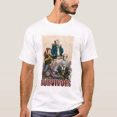 Fauler Hollywood-Zombie-Überlebend-T - Shirt (Vorderseite)