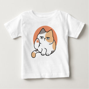 Fauler Katzen-Attitüde – Zu Langweilig, um sich zu Baby T-shirt