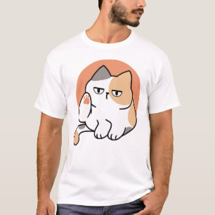 Fauler Katzen-Attitüde – Zu Langweilig, um sich zu T-Shirt
