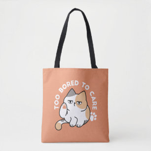 Fauler Katzen-Attitüde – Zu Langweilig, um sich zu Tasche