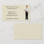 Fauler Kellner Visitenkarte (Vorne/Hinten)