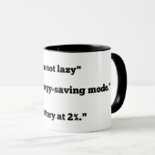 Fauler Kerl Tasse (VorderseiteRechts)