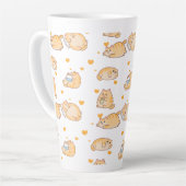 Fauler Orangenkatze Milchtasse (Linke Ecke)