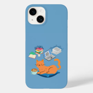 Fauler Oranger Kater Case-Mate iPhone 14 Hülle