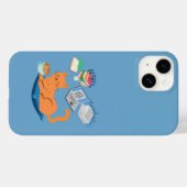 Fauler Oranger Kater Case-Mate iPhone Hülle (Rückseite (Horizontal))