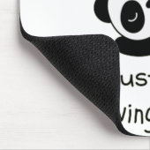 fauler Panda Mousepad (Ecke)