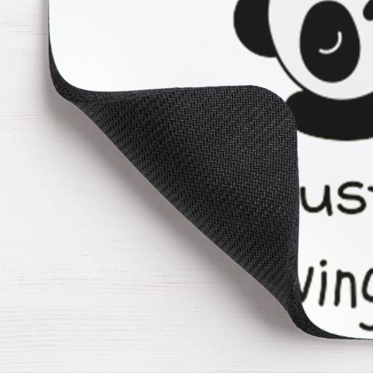 fauler Panda Mousepad (Ecke)