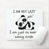fauler Panda Mousepad (Mit Mouse)