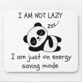 fauler Panda Mousepad (Vorne)