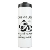 fauler Panda Thermosbecher (Vorderseite)