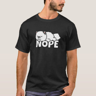 Fauler persischer Kater Nicht heute Nein T-Shirt