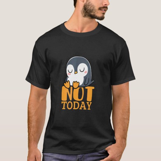 fauler Pinguin T-Shirt (Vorderseite)