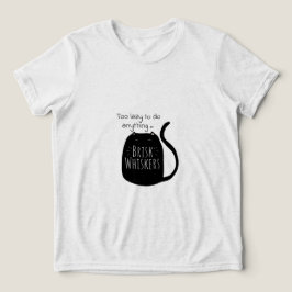 Fauler schwarzer Kater Tri-Blend Shirt
