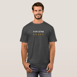 Fauler Stern-T - Shirt Hollywood fünf