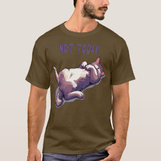 Fauler Tag Katze T-Shirt