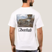 faules cheeta, Gepard T-Shirt (Rückseite)
