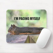 Faules Eichhörnchen-Foto Mousepad (Mit Mouse)