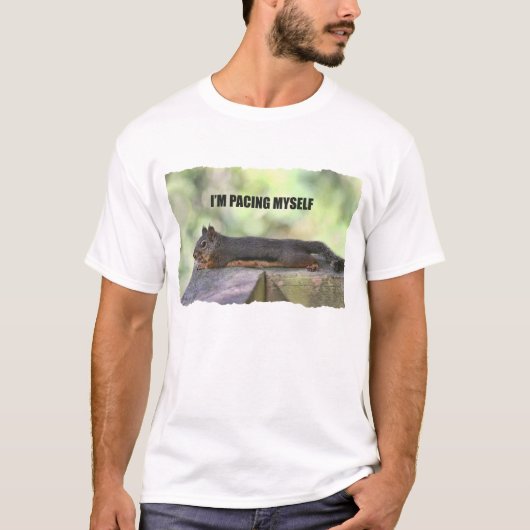 Faules Eichhörnchen-Foto T-Shirt (Vorderseite)