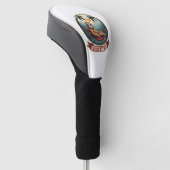 Faules Faultier Humor-Shirt Selektive Anstrengung  Golf Headcover (angewinkelt)