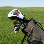 Faules Faultier Humor-Shirt Selektive Anstrengung  Golf Headcover (In SItu)
