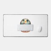 Faules Faultier Humor-Shirt Selektive Anstrengung  Schreibtischunterlage (Tastatur & Maus)