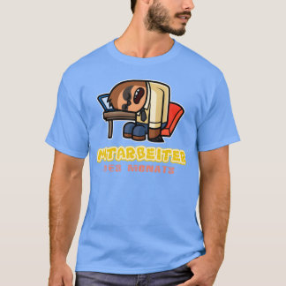 Faules Faultier Lustiges Tier Familie T-Shirt