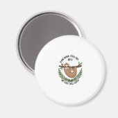 Faules Faultier, USA Tier Magnet (Vorderseite/Rückseite)