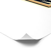 Faules Faultier Vintage Lustiges Retro-Shirt-Desig Poster (Ecke)