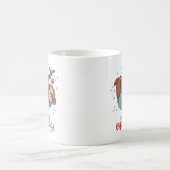 Faules Faultier Weihnachten Kaffeetasse (Mittel)