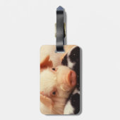 Faules Ferkel Gepäckanhänger (Rückseite vertikal)