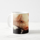 Faules Ferkel Kaffeetasse (Vorderseite Links)