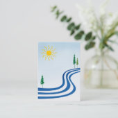 Faules Fluss ATC Visitenkarte (Stehend Vorderseite)