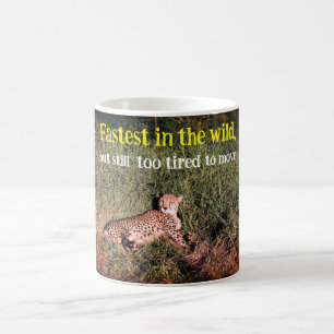 Faules Gepard-Foto Kaffeetasse