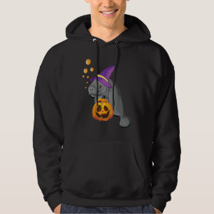 Faules Halloween-Kostüm Manatee Kürbis Seekuh Witz Hoodie