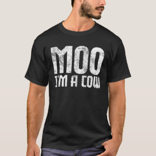 Faules Halloween-Kuh-Kostüm T-Shirt