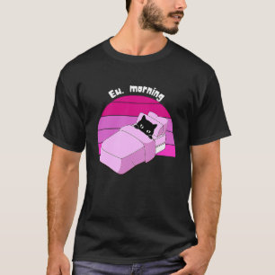 Faules Kätzchen für Mädchen Frauen Schlafendes Kät T-Shirt