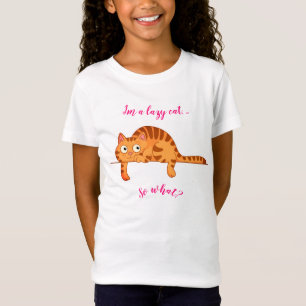 Faules Katze T-Shirt