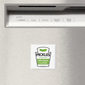 Faules Kostüm Gurken Glas  Magnet (In Situ (Geschirrspüler))