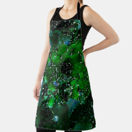 Faules Mosaik aus Wasserbecken der Pflanze Nachtte Schürze