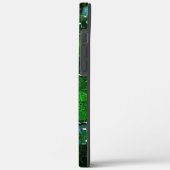 Faules Mosaik der Wasser-Pflanze Lagune Nachtleben Case-Mate iPhone Hülle (Rückseite / Links)