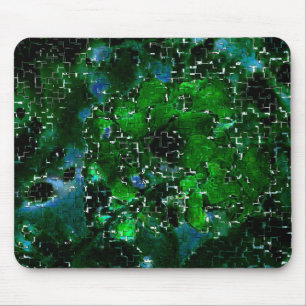 Faules Mosaik der Wasser-Pflanze Lagune Nachtleben Mousepad